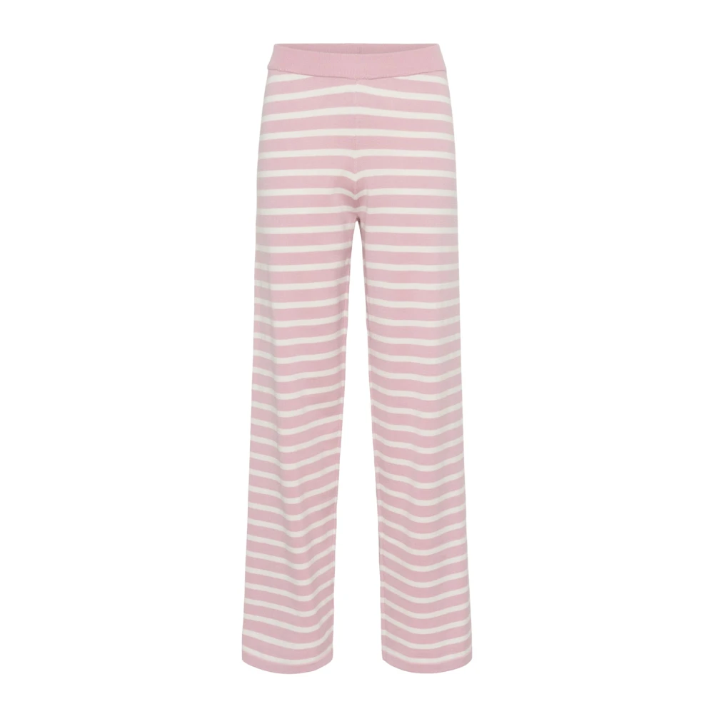 Saint Tropez Women's Multicolor Milasz Striped Trousers - Wide Trousers - Xs - Trousers