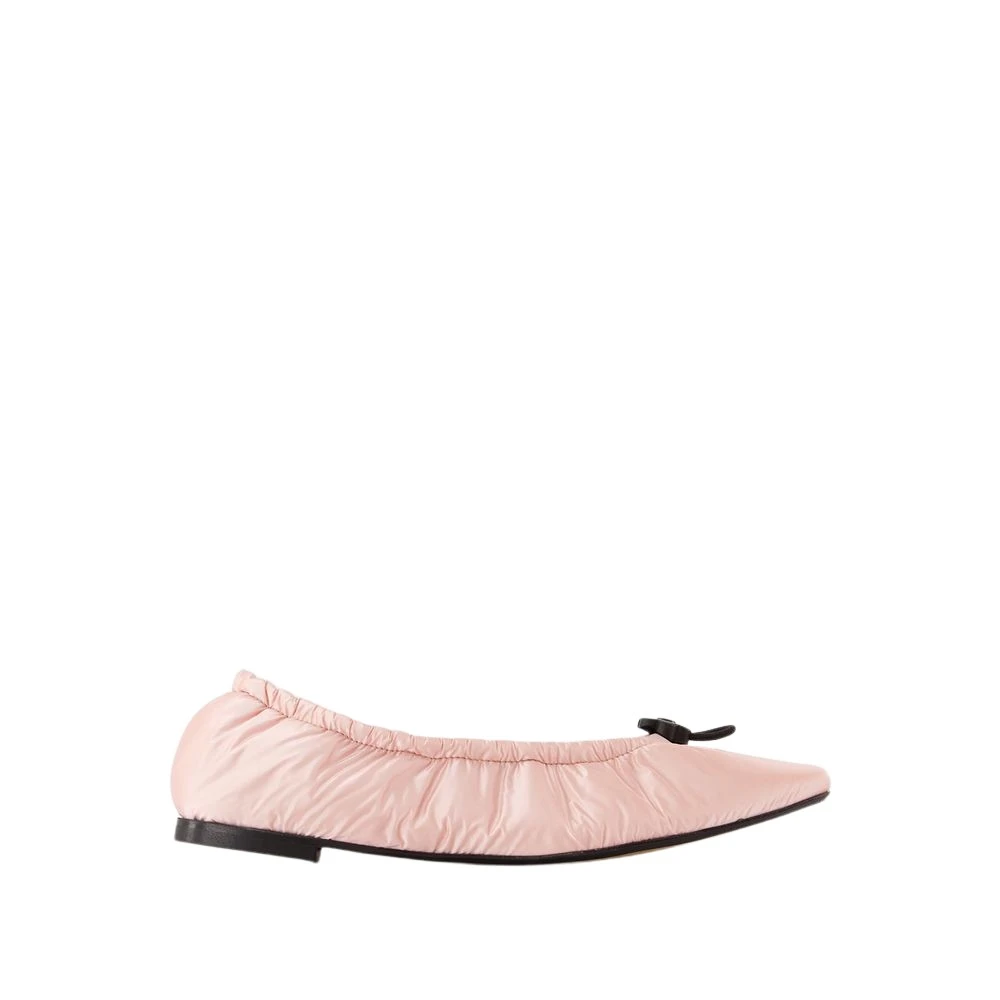 Cecilie Bahnsen Women's Pink Nylon Ballerina Style Shoes