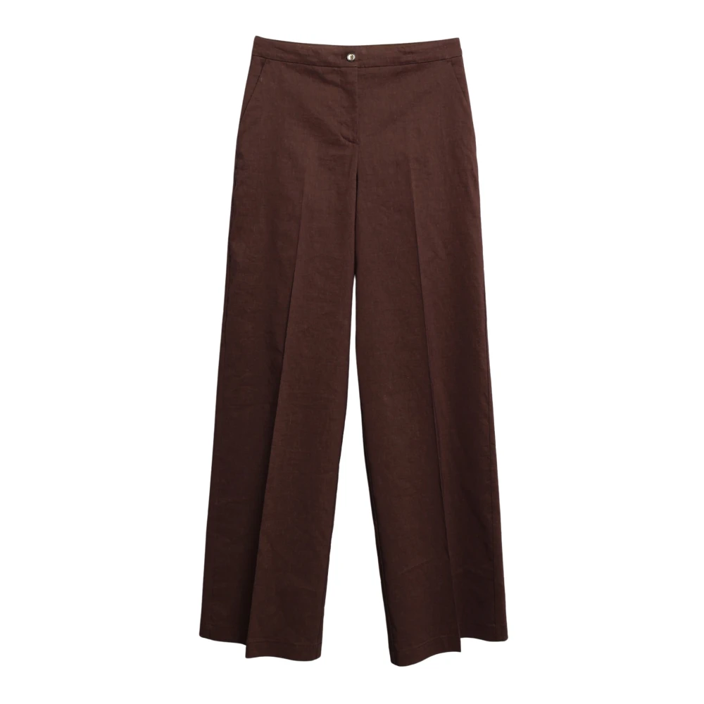 Pinko Donna Marrone - Jacopone Wide Pantaloni - Trousers - M