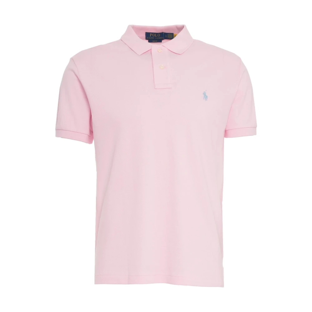 Polo Ralph Lauren Rose Polo Shirt Slim Fit Casual Pink, Herr