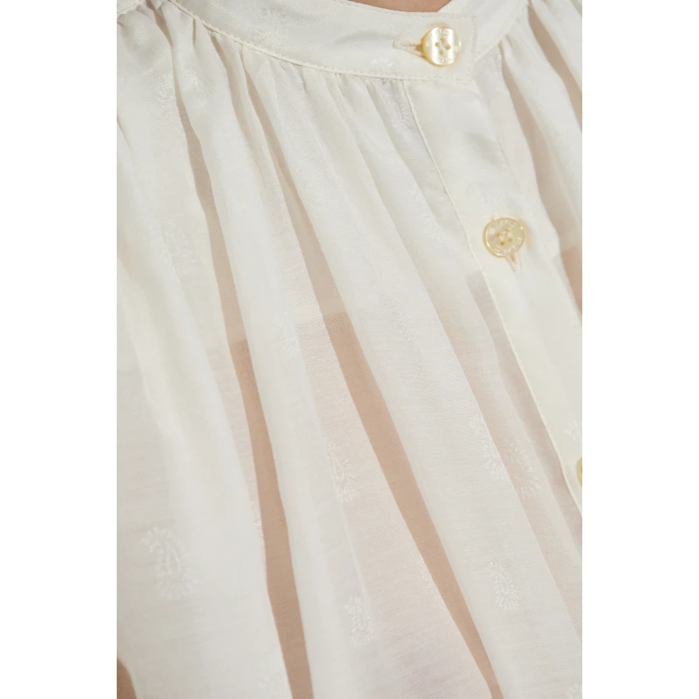 ETRO Overhemd met opstaande kraag Beige Dames