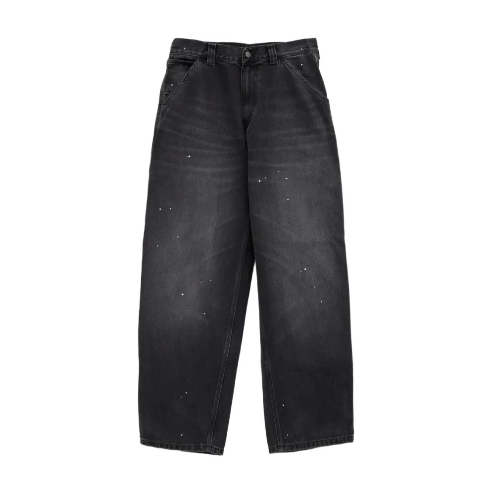 Carhartt Wip Men's Black Og Single Knee Pant - Loose Fit Jeans - S - Jeans