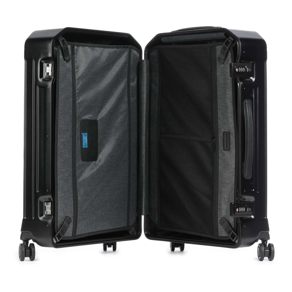 Piquadro Zwarte accessoires met TSA-slot Black Unisex