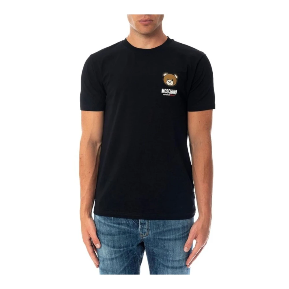Moschino Heren Ondergoed T-Shirt Black Heren