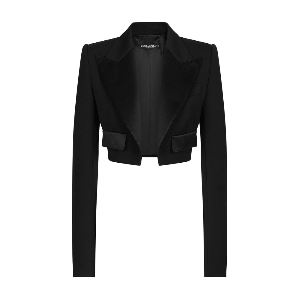 Dolce & Gabbana Stijlvolle jas voor mannen Black Dames