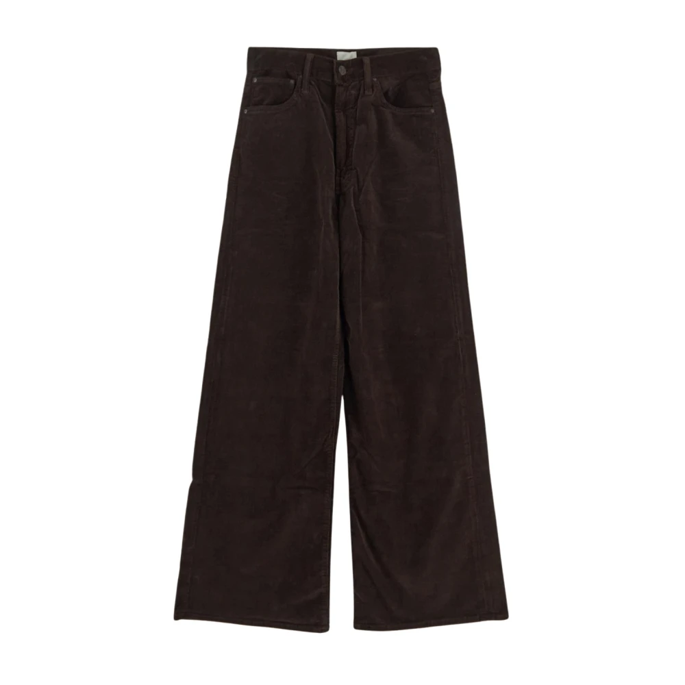 Mother Katoen Vrouw Jeans Brown Dames