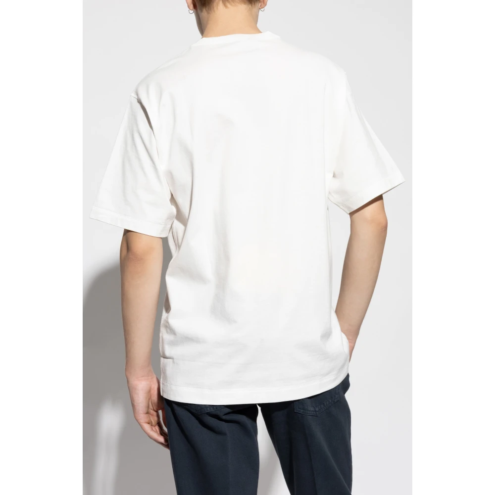 Dolce & Gabbana T-shirt met logo White Heren
