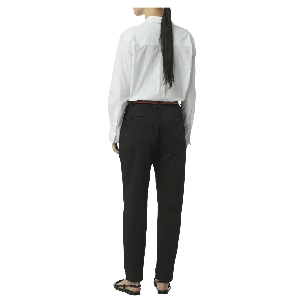 comma Slim Fit 7 8-Lengte Broek Black Dames
