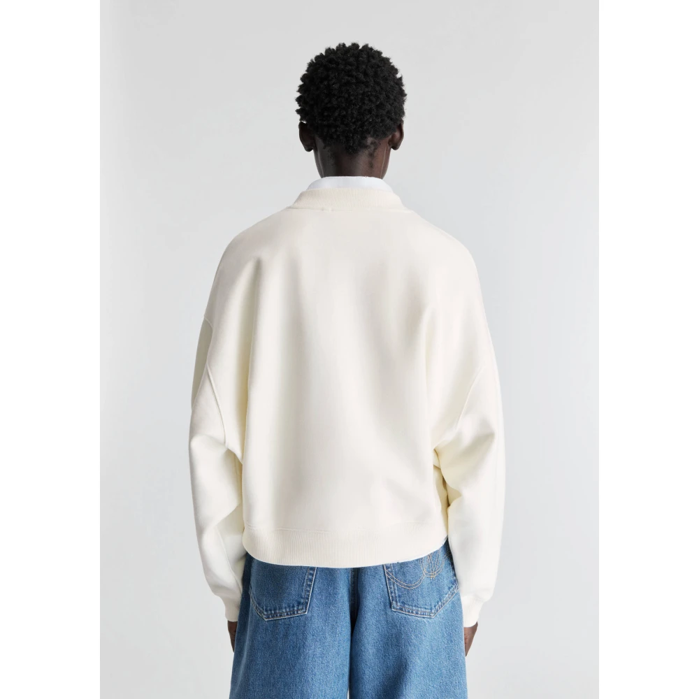 Axel Arigato Beroemde Bedrukte Sweatshirt Beige Dames