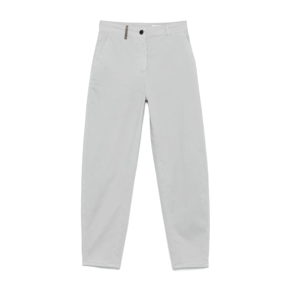 PESERICO Grijze Jeans Gray Dames