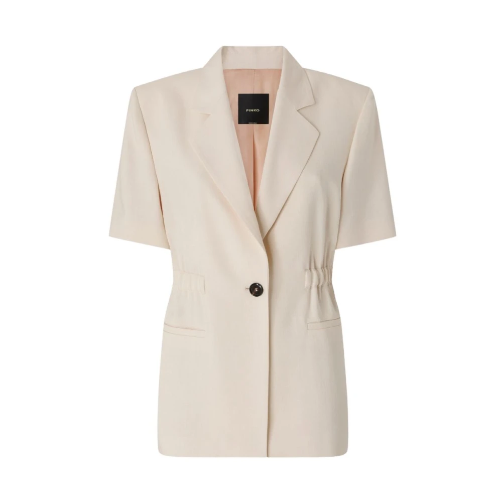 Pinko Women's Beige Blazers - Blazers - Xs - Jackets