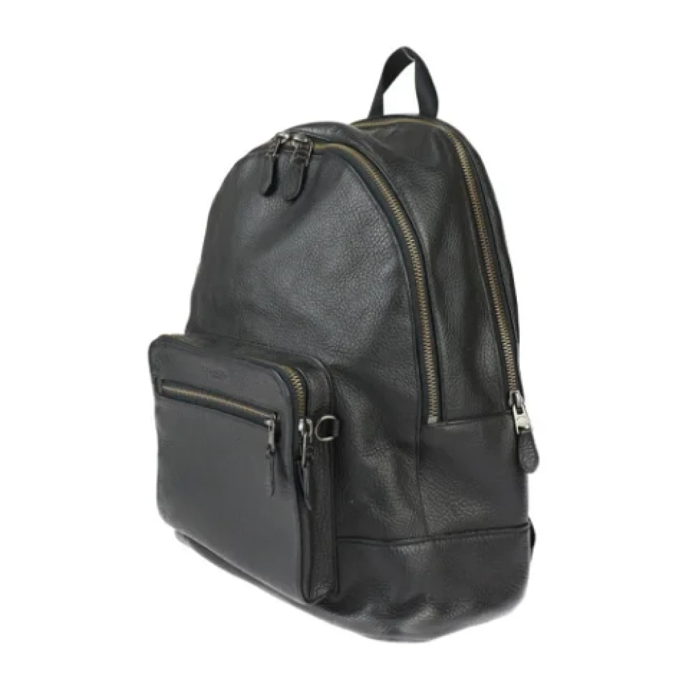 Coach Pre-owned Leather backpacks Black Dames