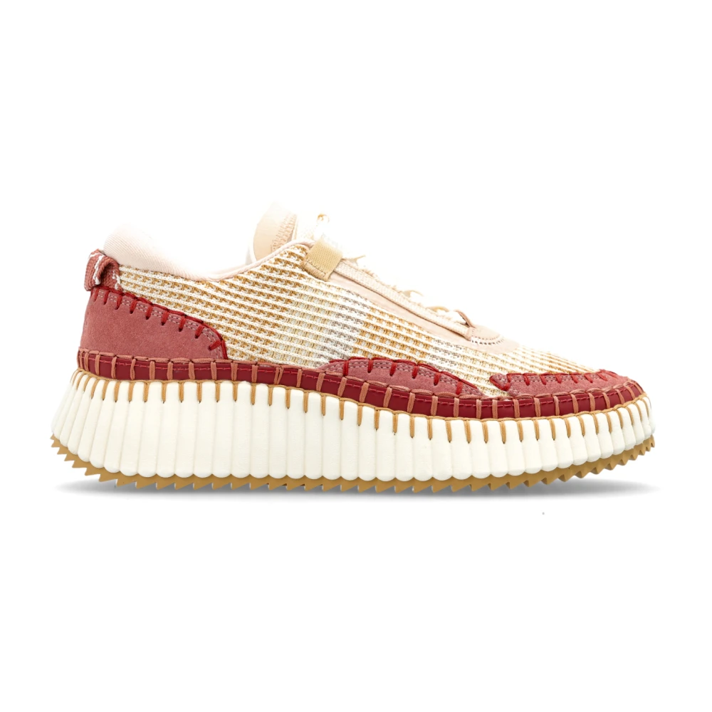 Chloé Nama Sneakers Dames Schoenen Beige