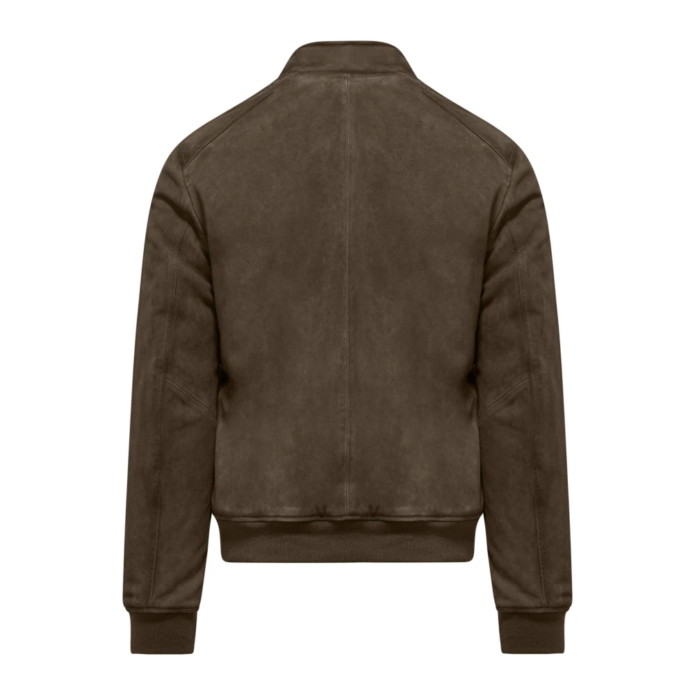 BomBoogie Friz Leren Jas Brown Heren