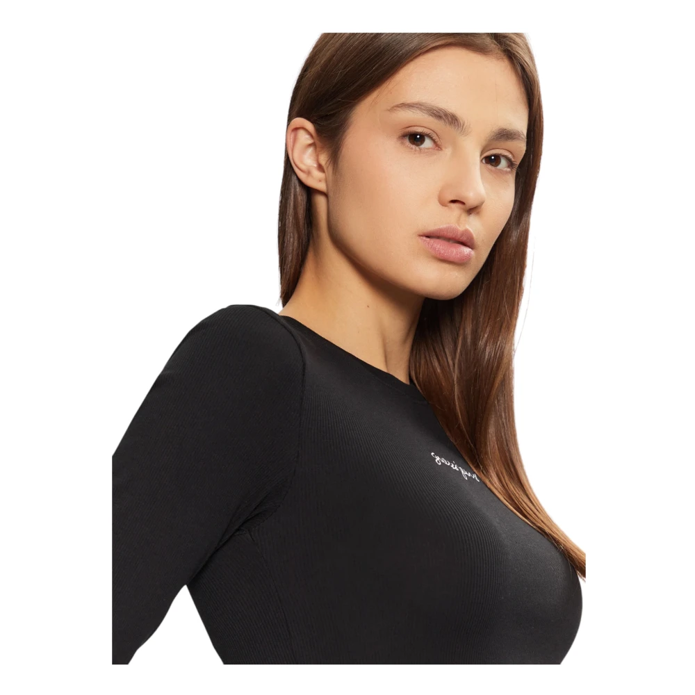 Guess Biologisch katoenen dames T-shirt Regular Fit Black Dames