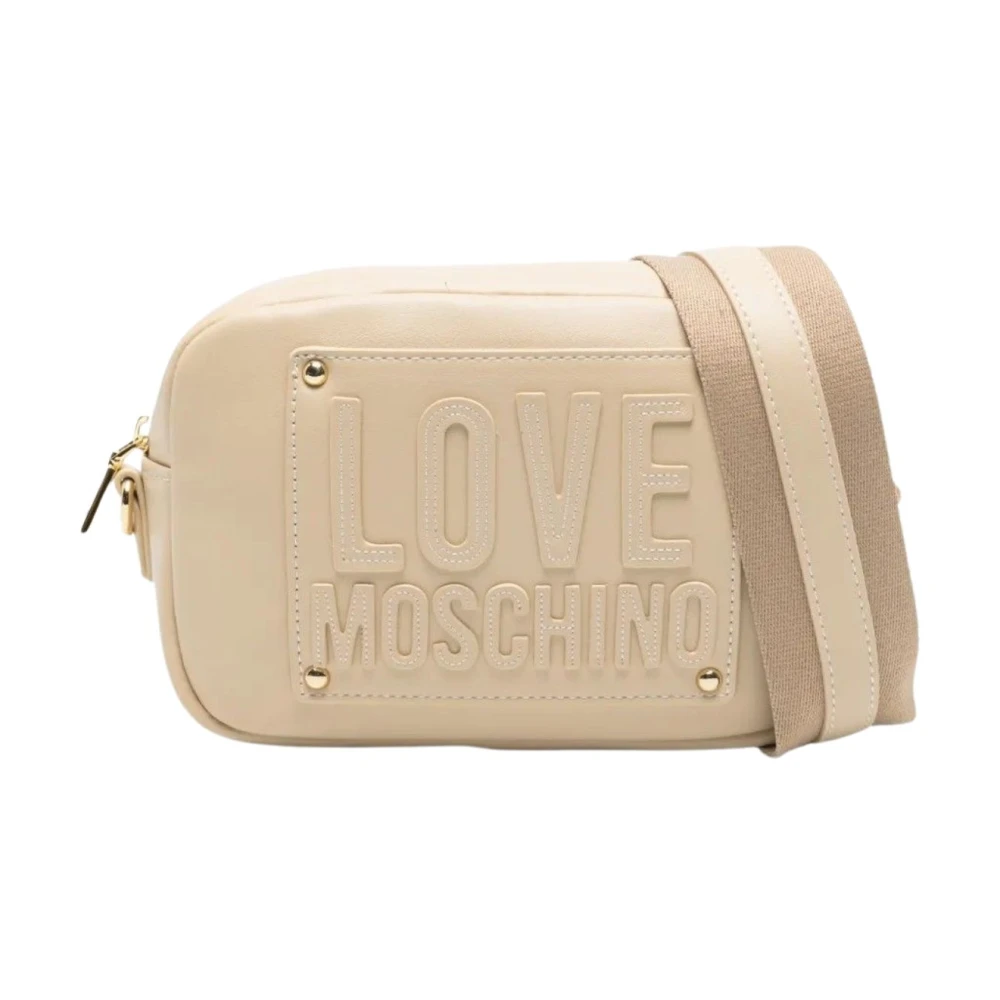 Love Moschino Borsa Pu Burro - Female - Cross Body Bags - Beige - One Size - Bags