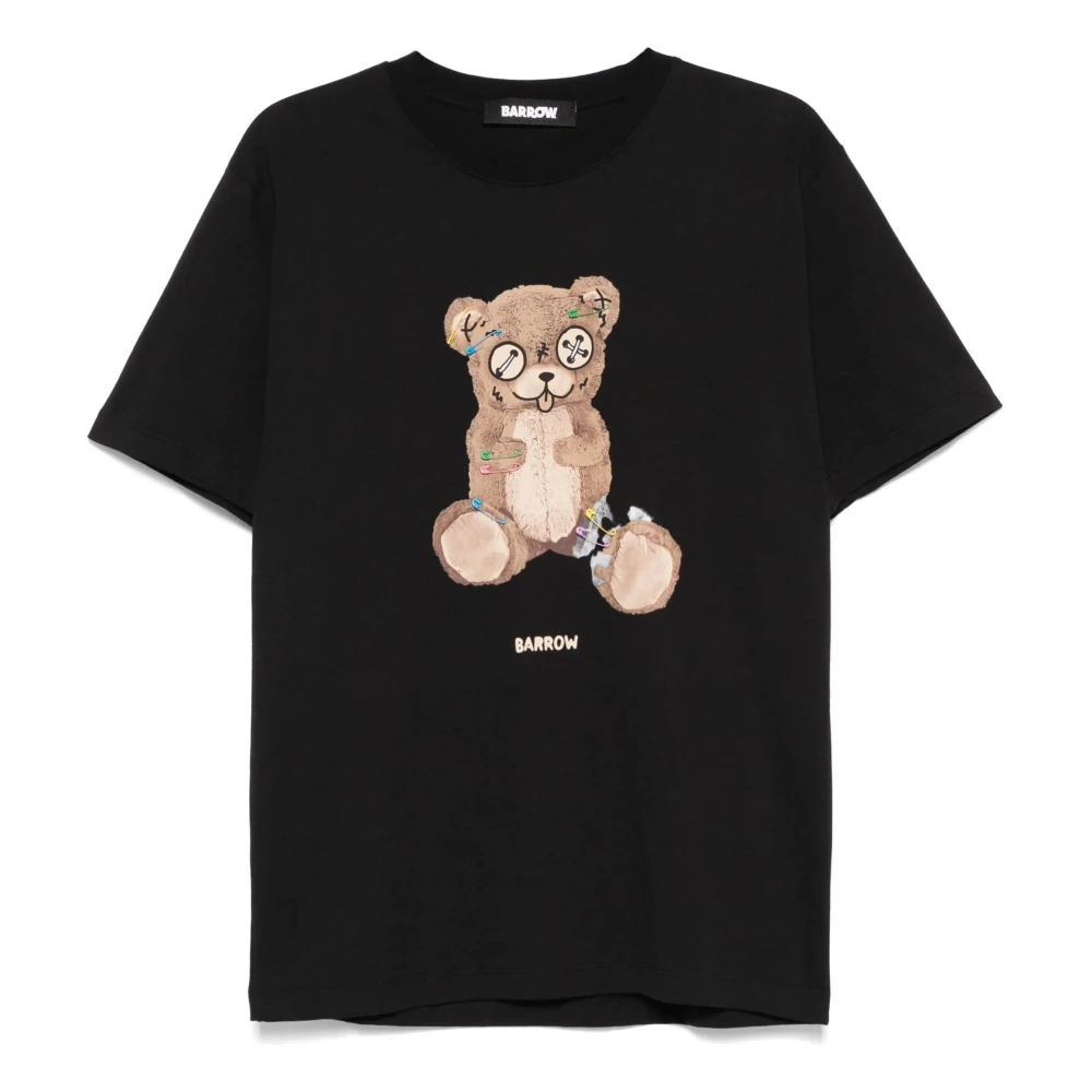 Barrow Nero Jersey T-Shirt Black Heren