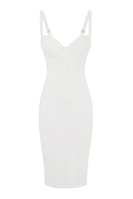 Bustier-Style Midiklänning