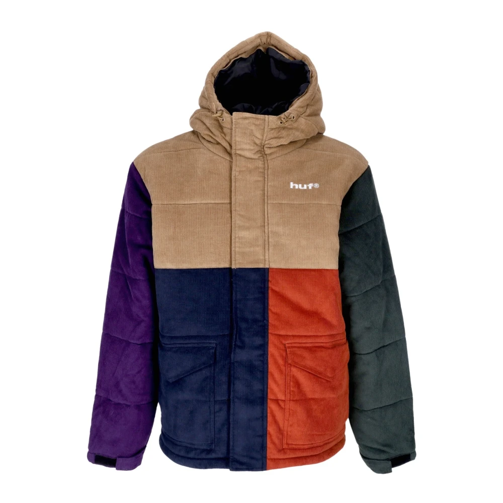 HUF Fluweel Geïsoleerde Jas Khaki Multicolor Heren