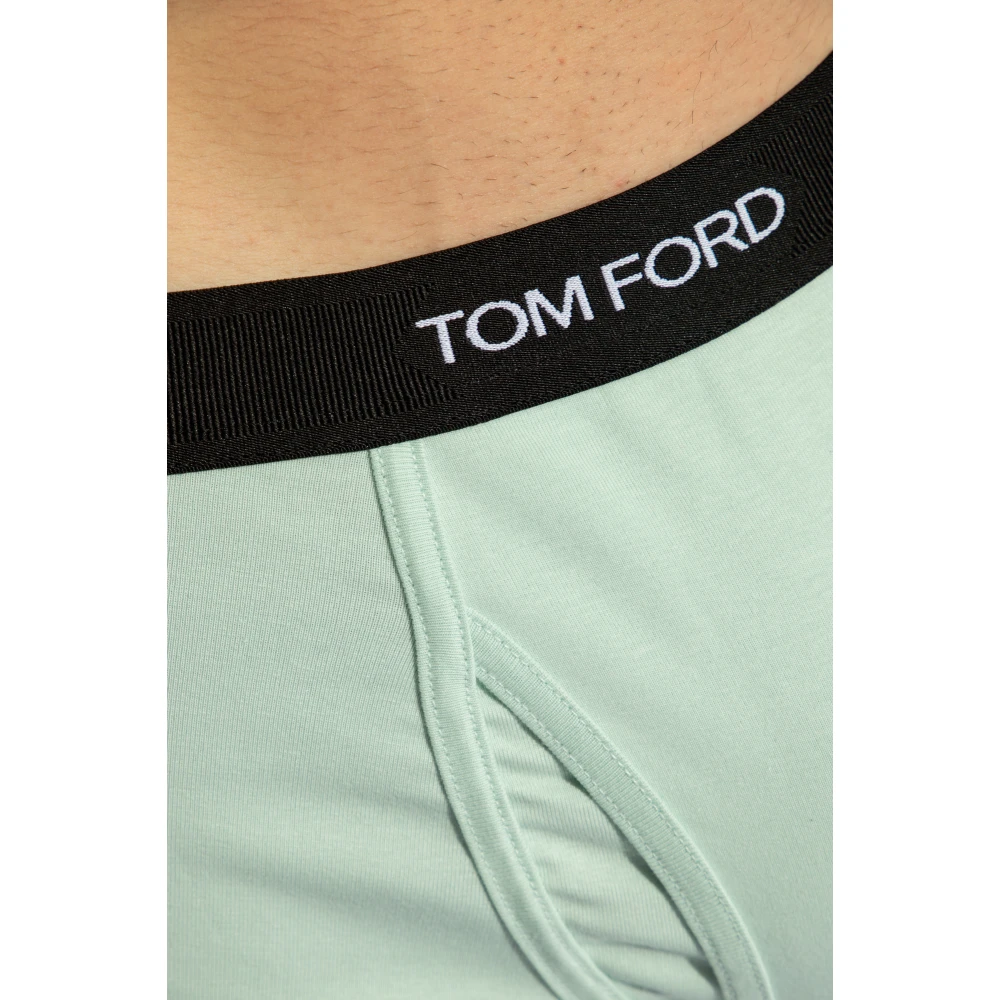 Tom Ford Boxershorts met logo Green Heren