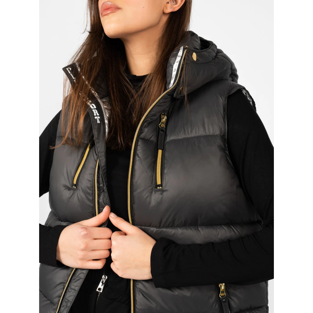 Plein Sport Stijlvolle Mouwloze Vest Black Dames
