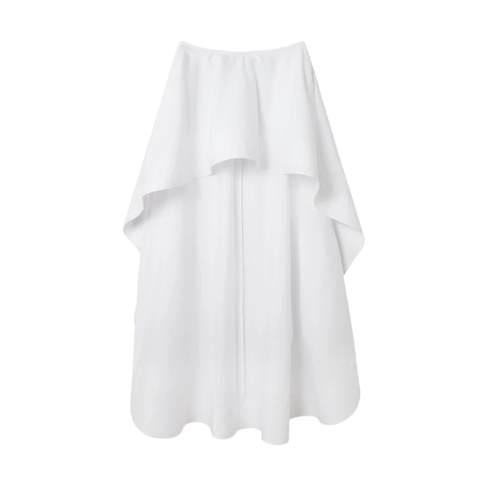 Stella Mccartney Women's White Midi Skirts, S, Midi Skirt