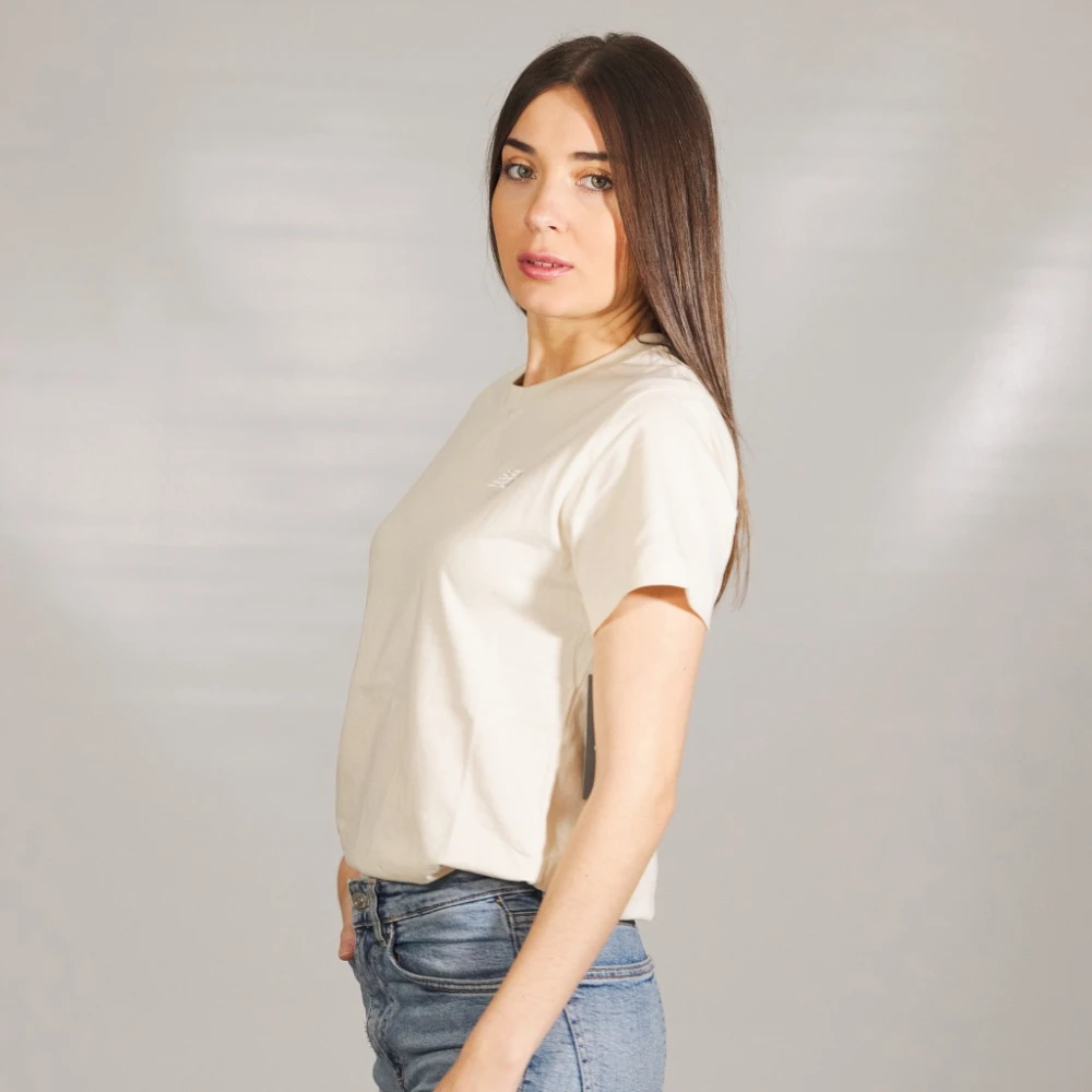 New Balance Jersey Shirts Beige Dames