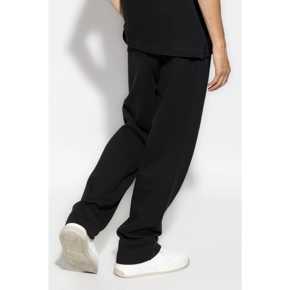 Palm Angels Trainingsbroek met logo Black Heren
