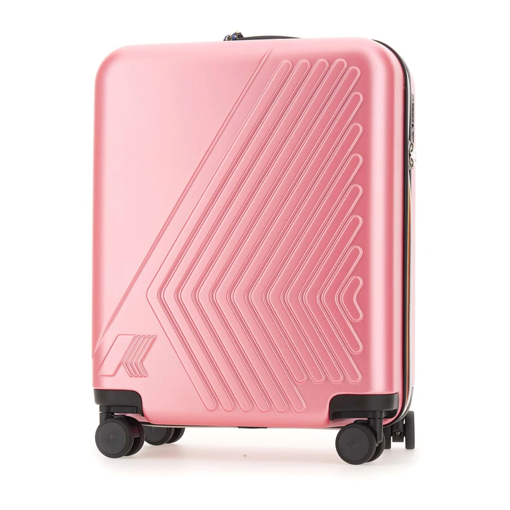 K-Way Unisex Rosa Suitcases, Taglia Unica, New,