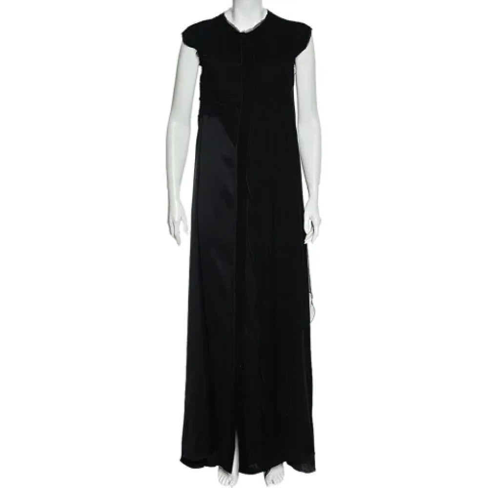 Bottega Veneta Vintage Pre-owned Silk dresses Black Dames