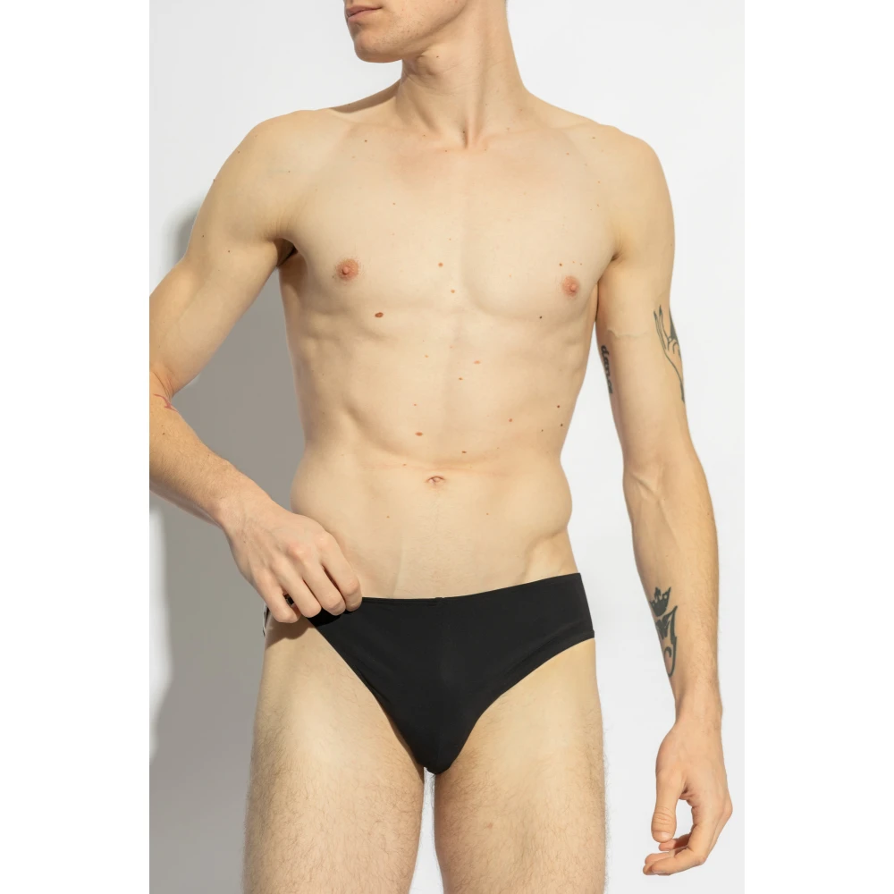 Rick Owens Briefs met applicatie Black Heren