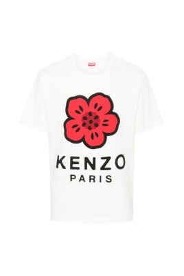 white-flower-motif-t-shirt