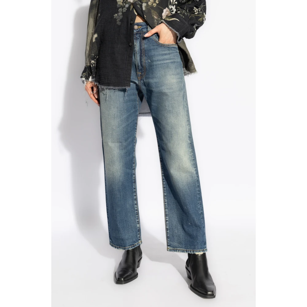 R13 Jeans met een vintage-effect Blue Dames