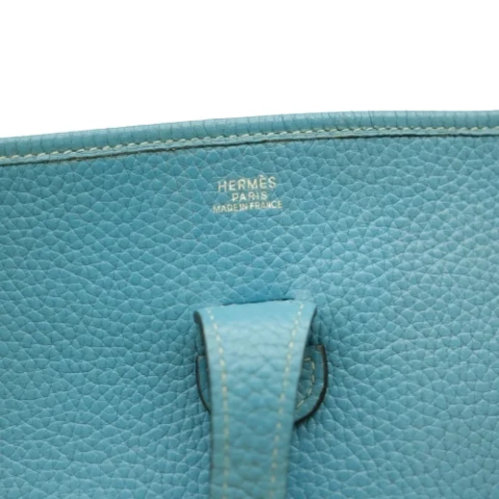 Hermès Vintage Pre-owned Fabric shoulder-bags Blue Dames