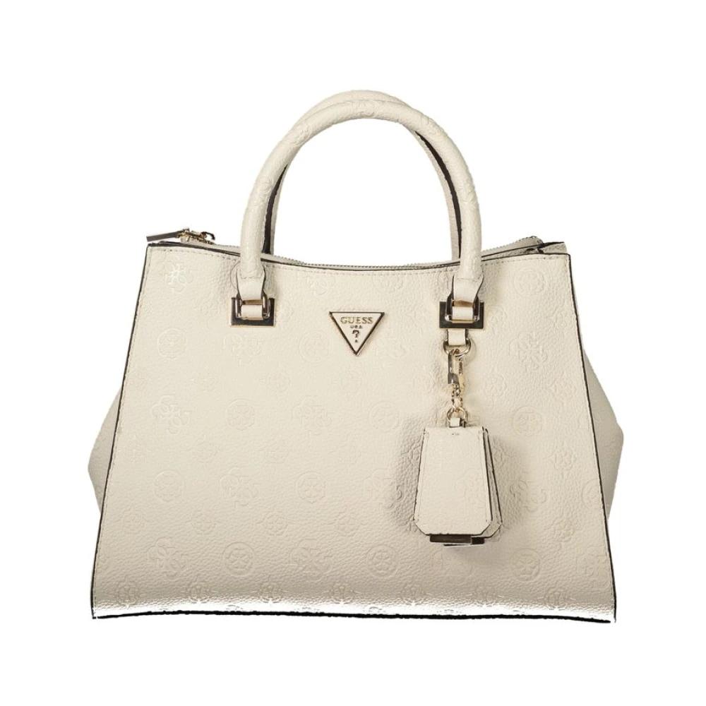 Guess Women's Beige Polyethylene Handbag - Handbags - One Size - Bags