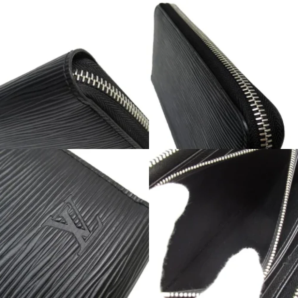 Louis Vuitton Vintage Pre-owned Leather wallets Black Heren