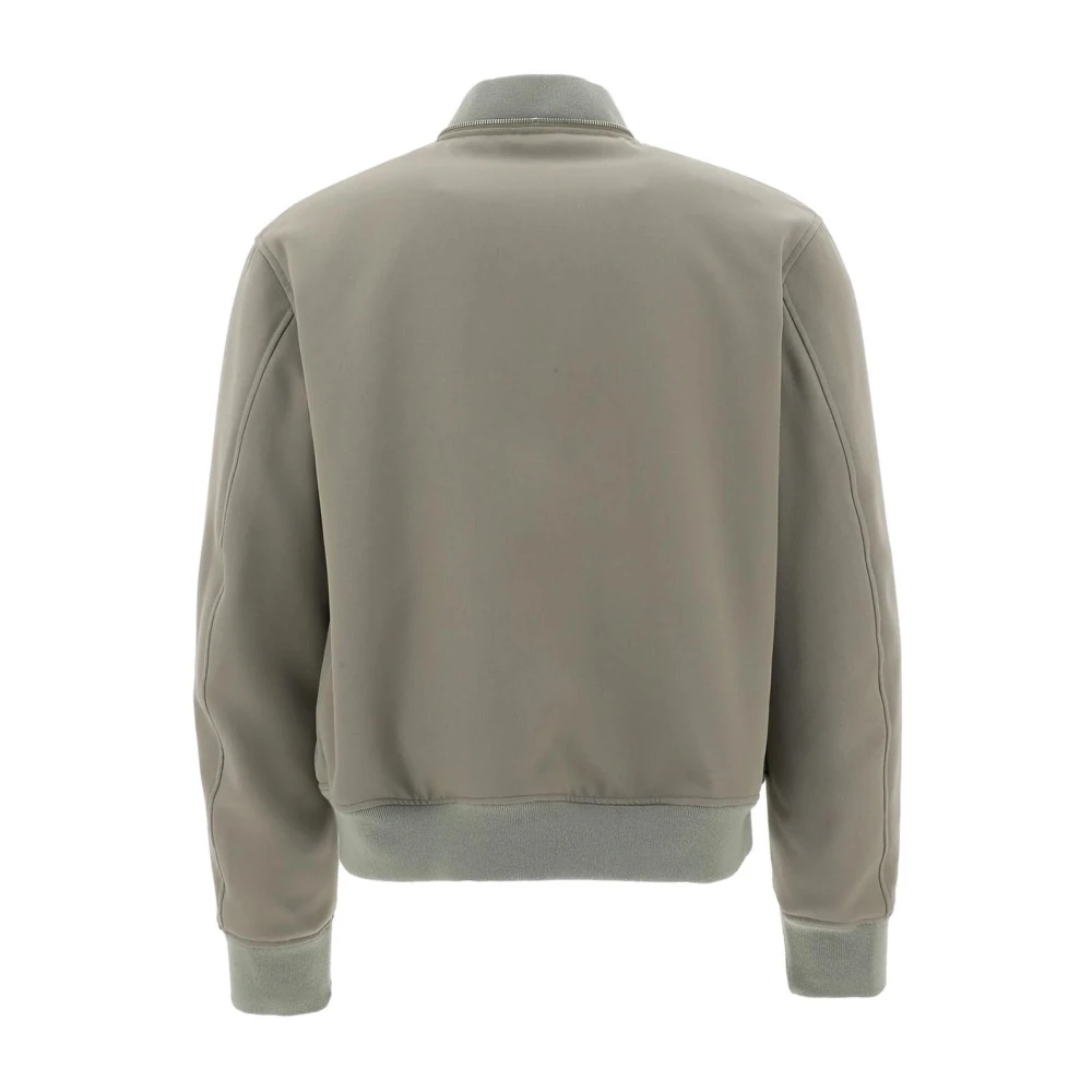 Jil Sander Stijlvolle Gabardine Bomberjack Gray Heren