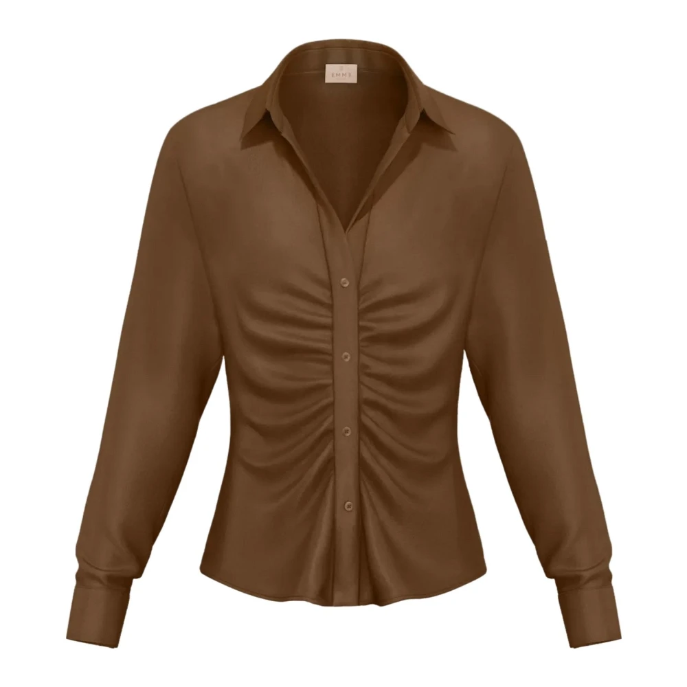 Emme Di Marella Mujer Marrón Blusas Y Camisas, Talla: S