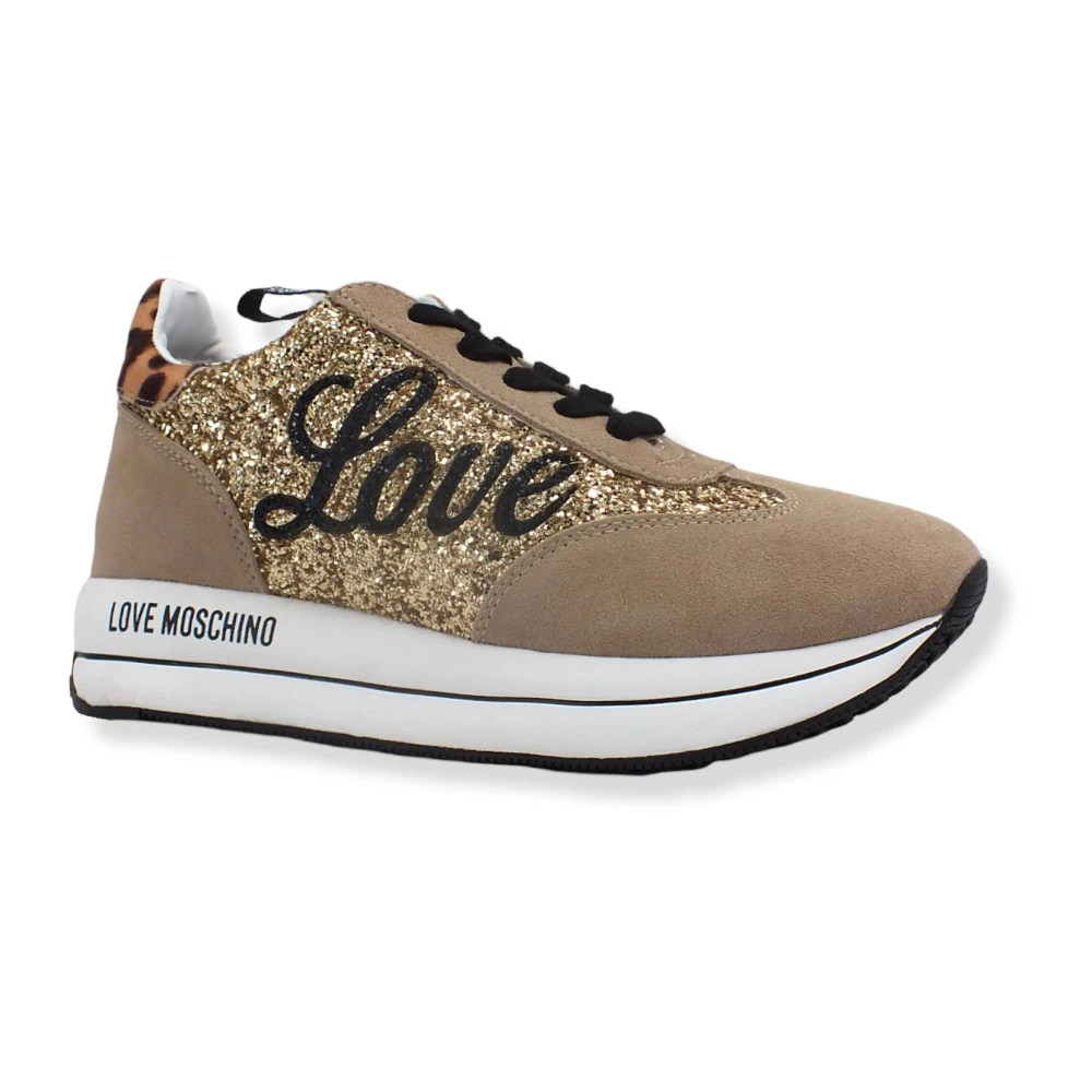 Love Moschino Sneakers Dames Schoenen Geel