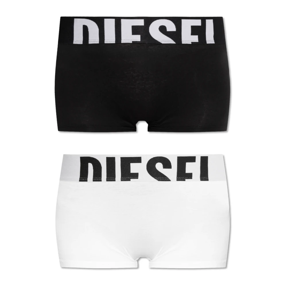 Diesel Donna Nero - Confezione Da Due Boxer Briefs - Underwear - Xs