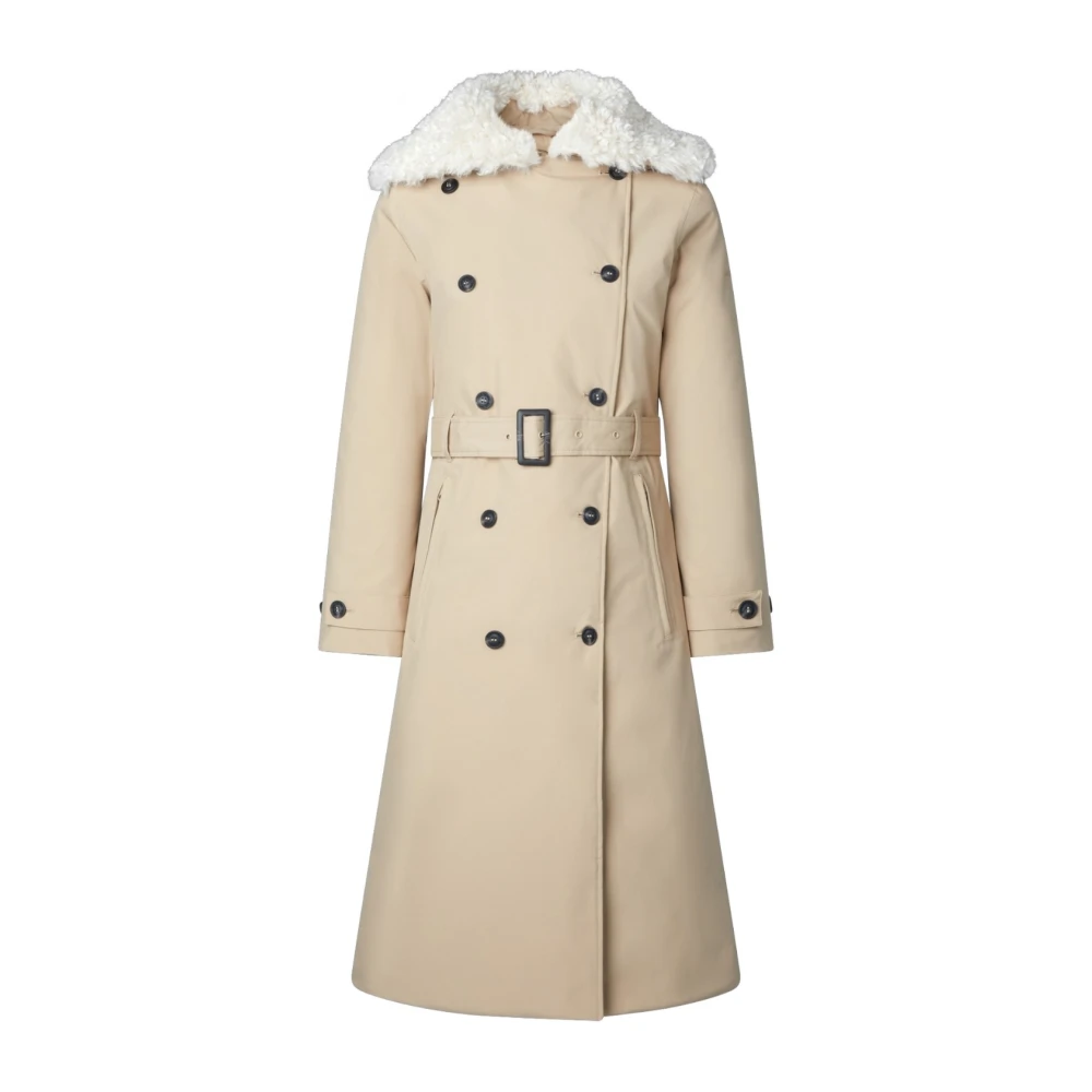 Save The Duck Beige trench donna stijlvol en chic Beige Dames