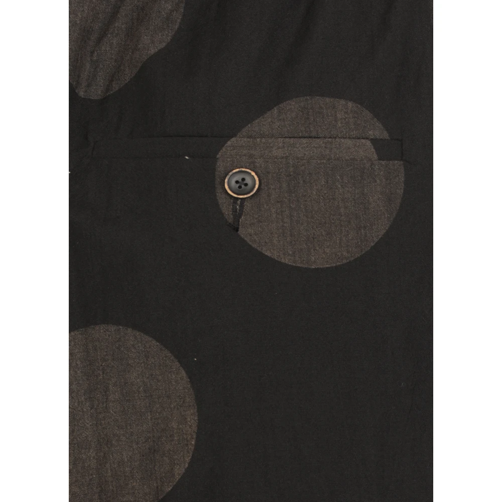 UMA Wang Zwarte Polka Dot Palazzo Broek Black Dames