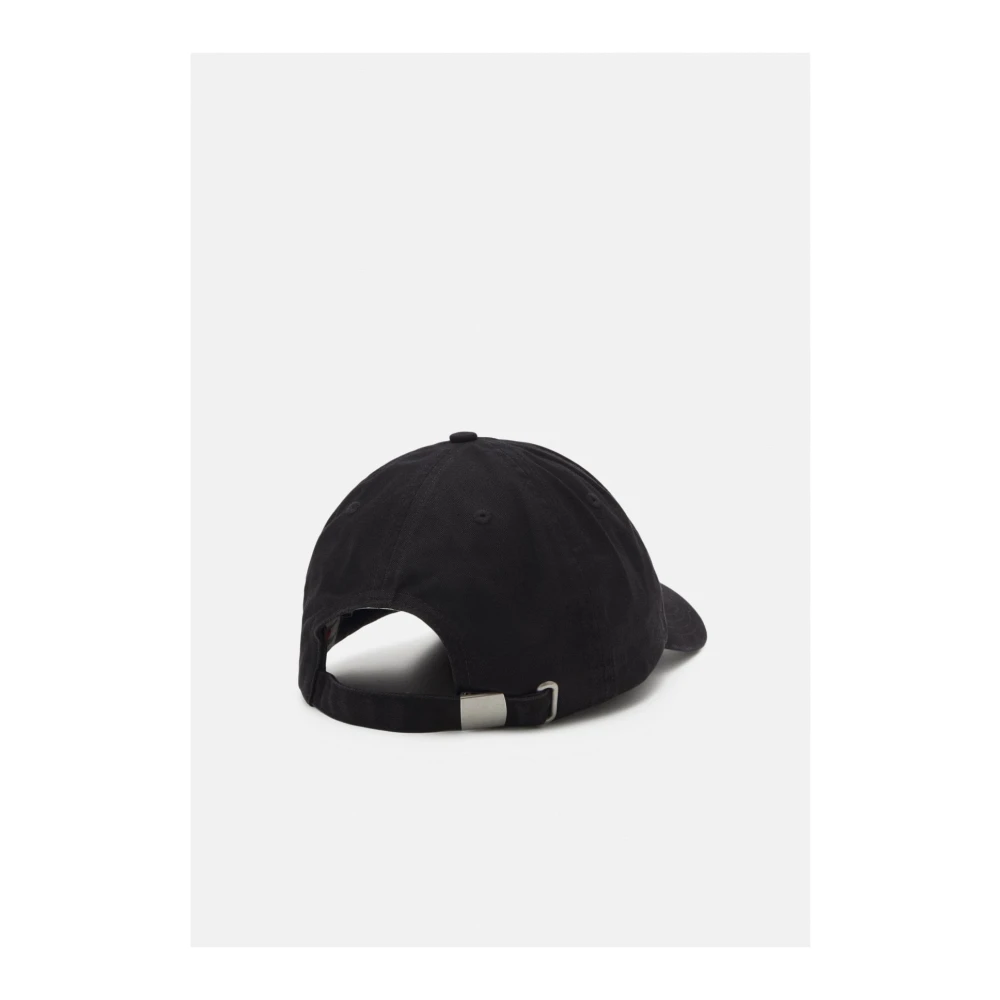 Tommy Jeans Zwarte Baseballpet Geborduurd Logo Black Unisex