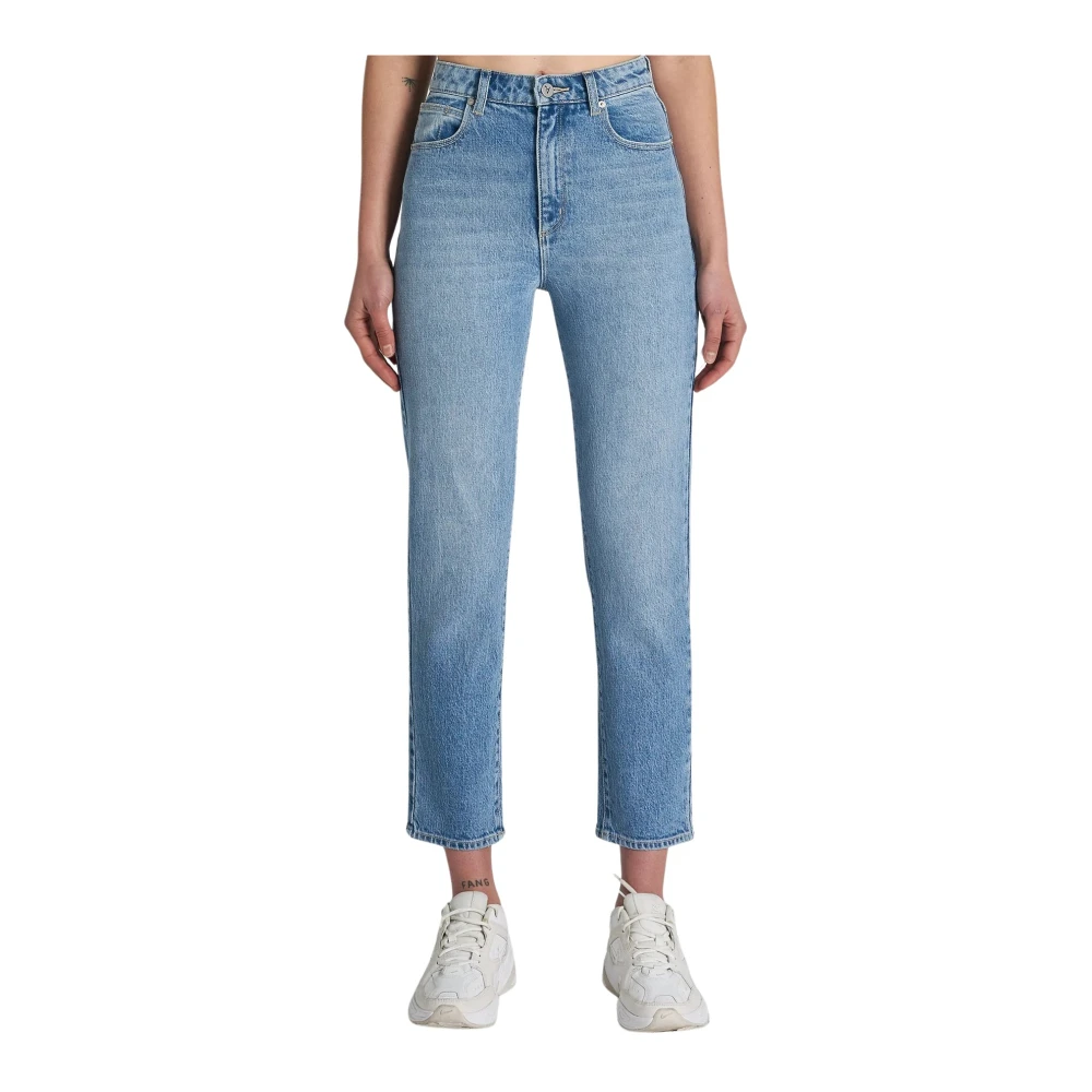 Abrand Jeans Hoge Slim Jeans Blue Dames