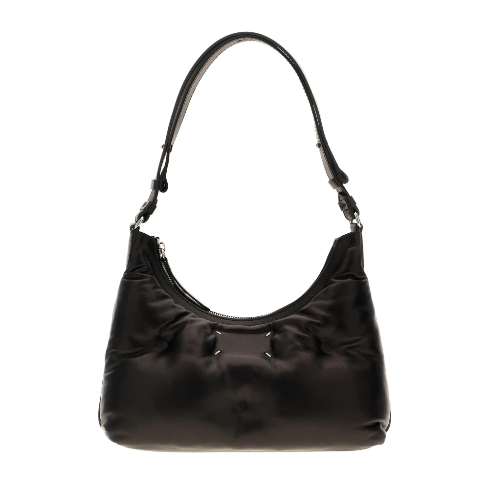 Maison Margiela , Shoulder Bags, Female, Black, One Size, Glam Slam Hobo Small
