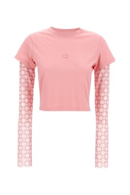 rosa-genomskinliga-armar-geometrisk-topp