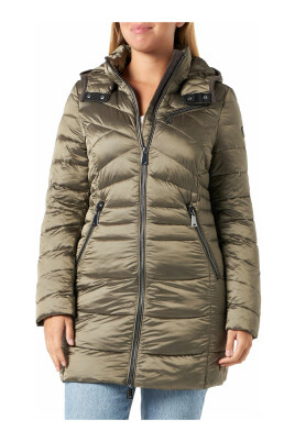 Gil Bret Damen Steppjacke Mit Kapuze - Leichte Jacke Mit Hahnentrittmuster