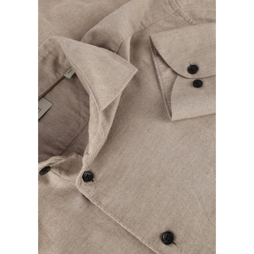 Dstrezzed Taupe Casual Olav Overhemd Beige Heren