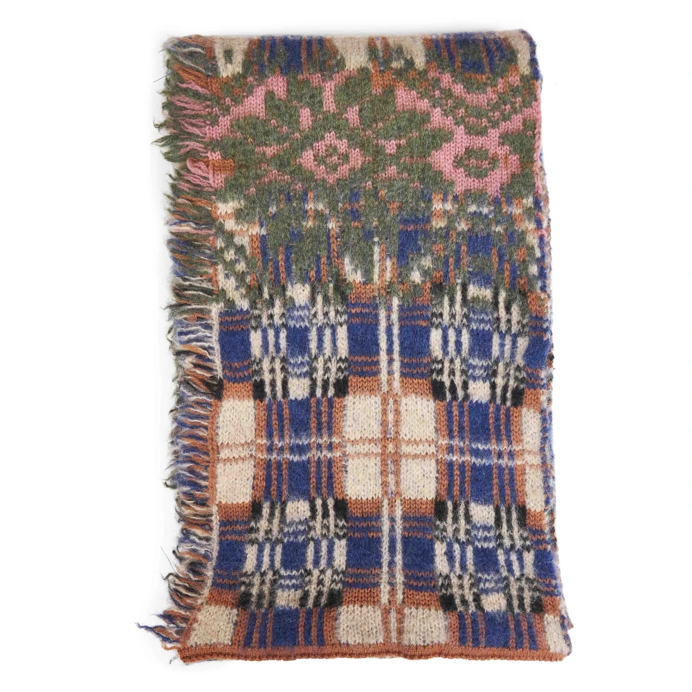 DRIES VAN NOTEN | Sciarpa in misto lana e alpaca patchwork multicolore | Donna | PZ - Immagine 3