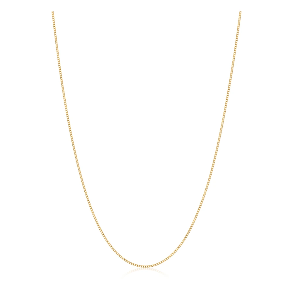 Mens Gold Cuban Link Chain in 1.2mm